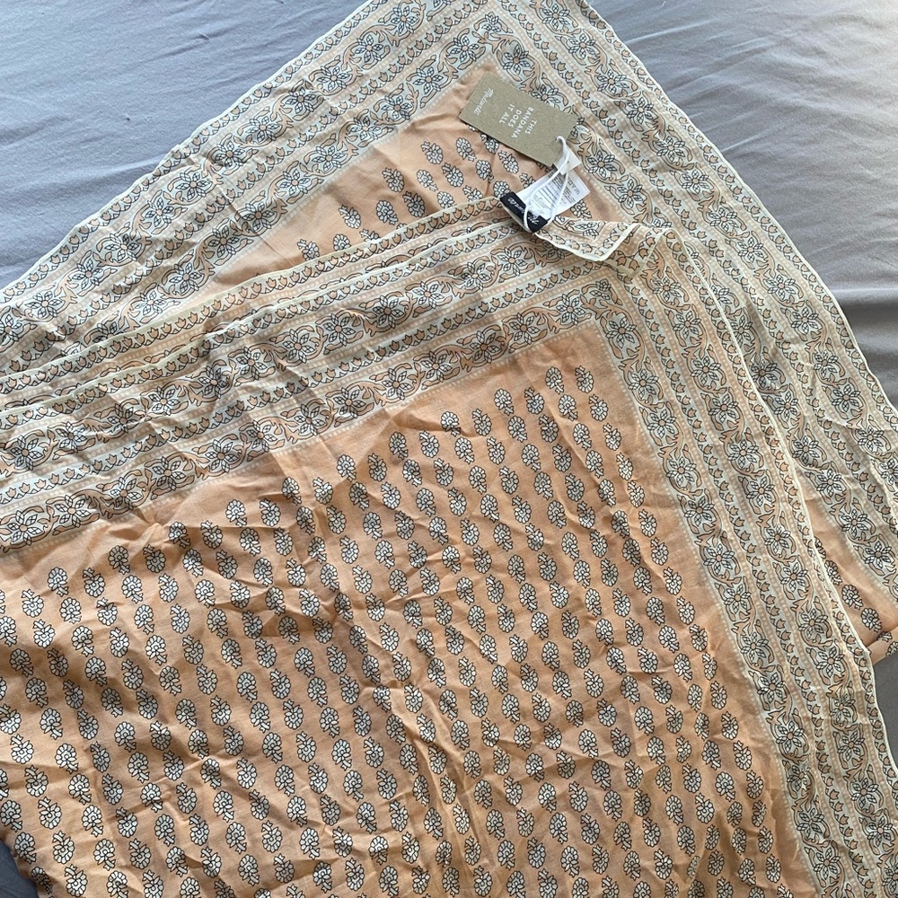 NWT large madewell bandana scarf